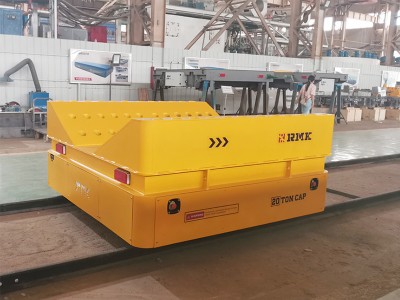 Kustomisasi 20 ton baja baterai baterai Transfer Transfer Trolley