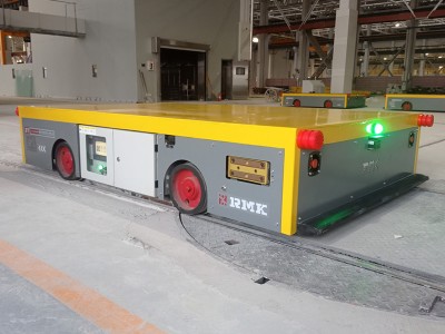 Keranjang transfer kereta api otomatis RGV untuk pembuatan mesin