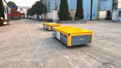 Kemudi roda omnidirectional mobile trackless transfer cart