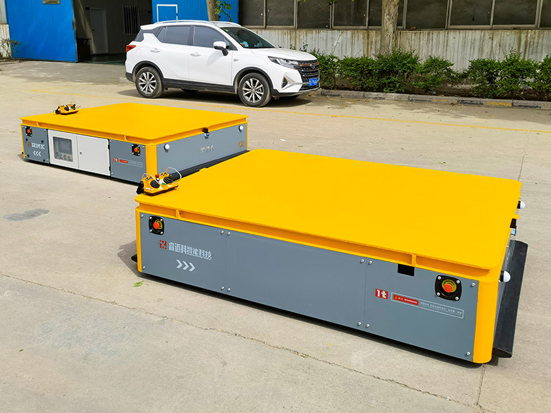 Kemudi roda omnidirectional mobile trackless transfer cart