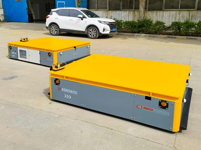Kemudi roda omnidirectional mobile trackless transfer cart