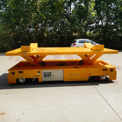 Kumparan baja 12 ton omni-wheels transport cart