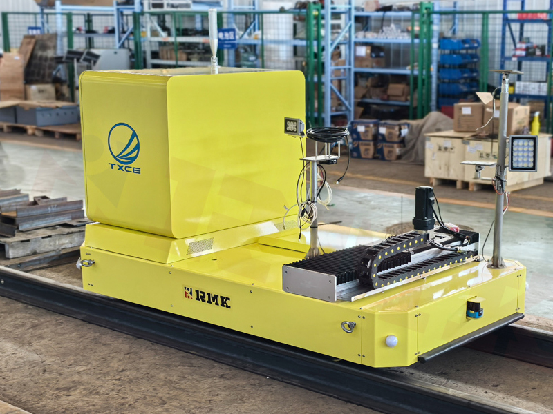 Kereta Shunting Hook Hook Removal Robot-Automated Rail Transfer Cart