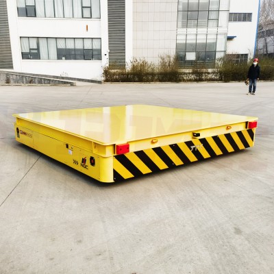 30 Ton Lithium Baterai Trackless Kereta Transfer Listrik